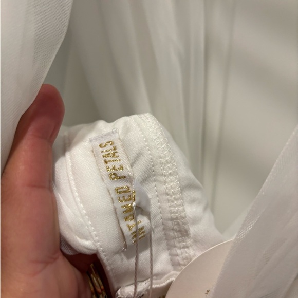 Untamed Petals Bridal Cocktail Mini Dress - Picture 8 of 8